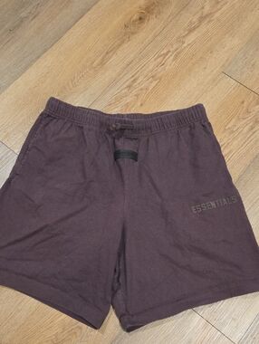 ESSENTIALS Kids Plum Athletic Shorts